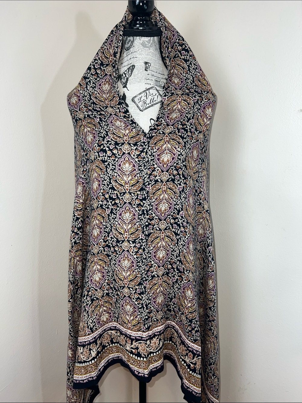 Boho Paisley Kimono Wrap/Shawl One Size